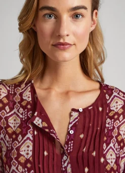 Women Pepe Jeans Ornamental Print Shirt