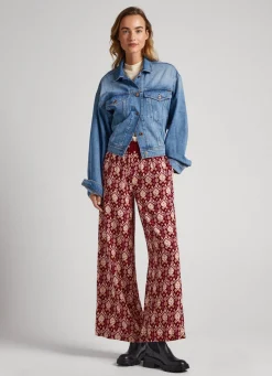 Women Pepe Jeans Ornamental Pyjama Trousers
