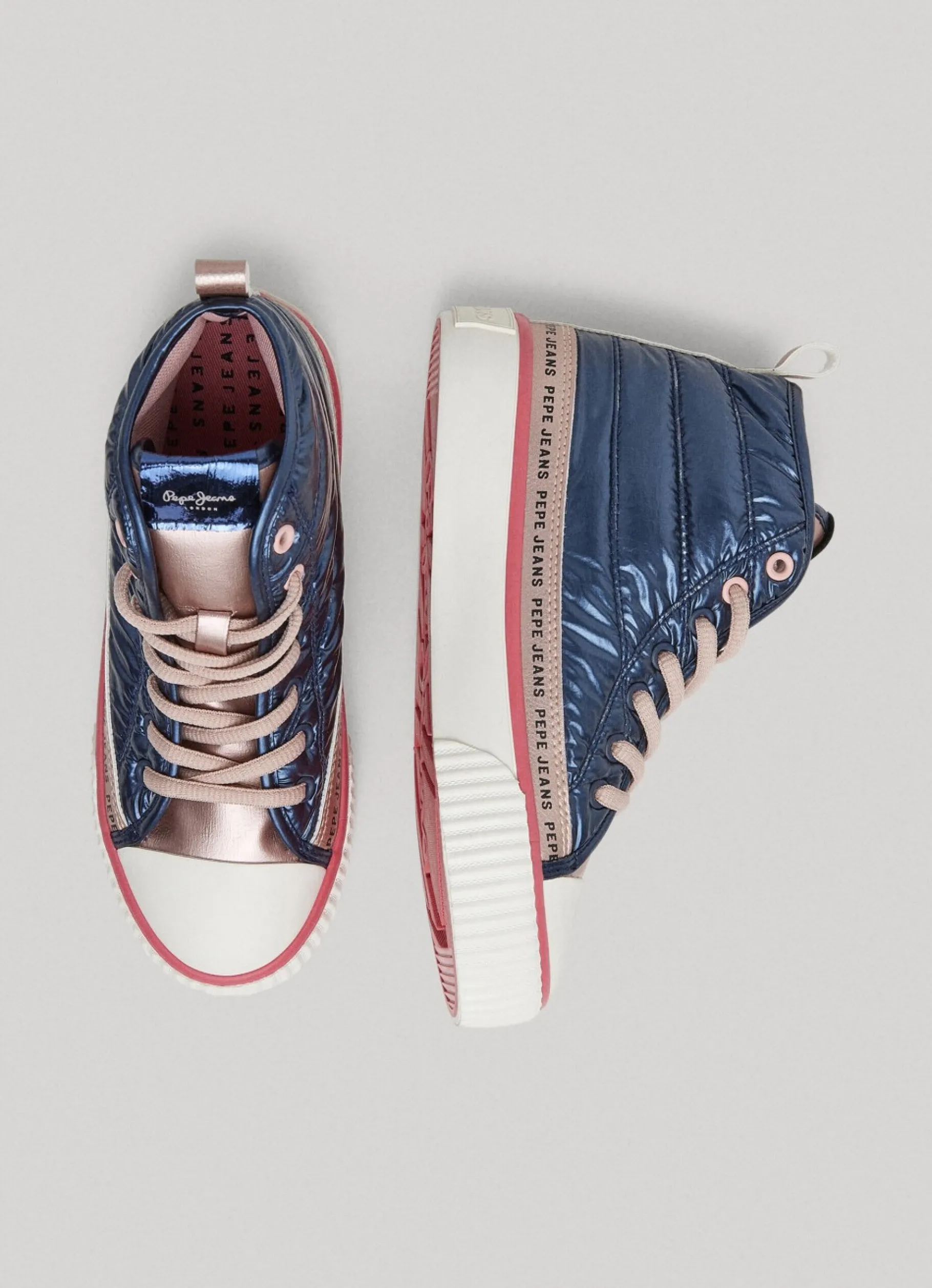 Girl Pepe Jeans Ottis Pray Platform Trainers