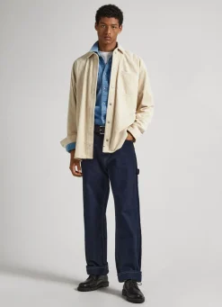 Men Pepe Jeans Oversized Corduroy Shirt