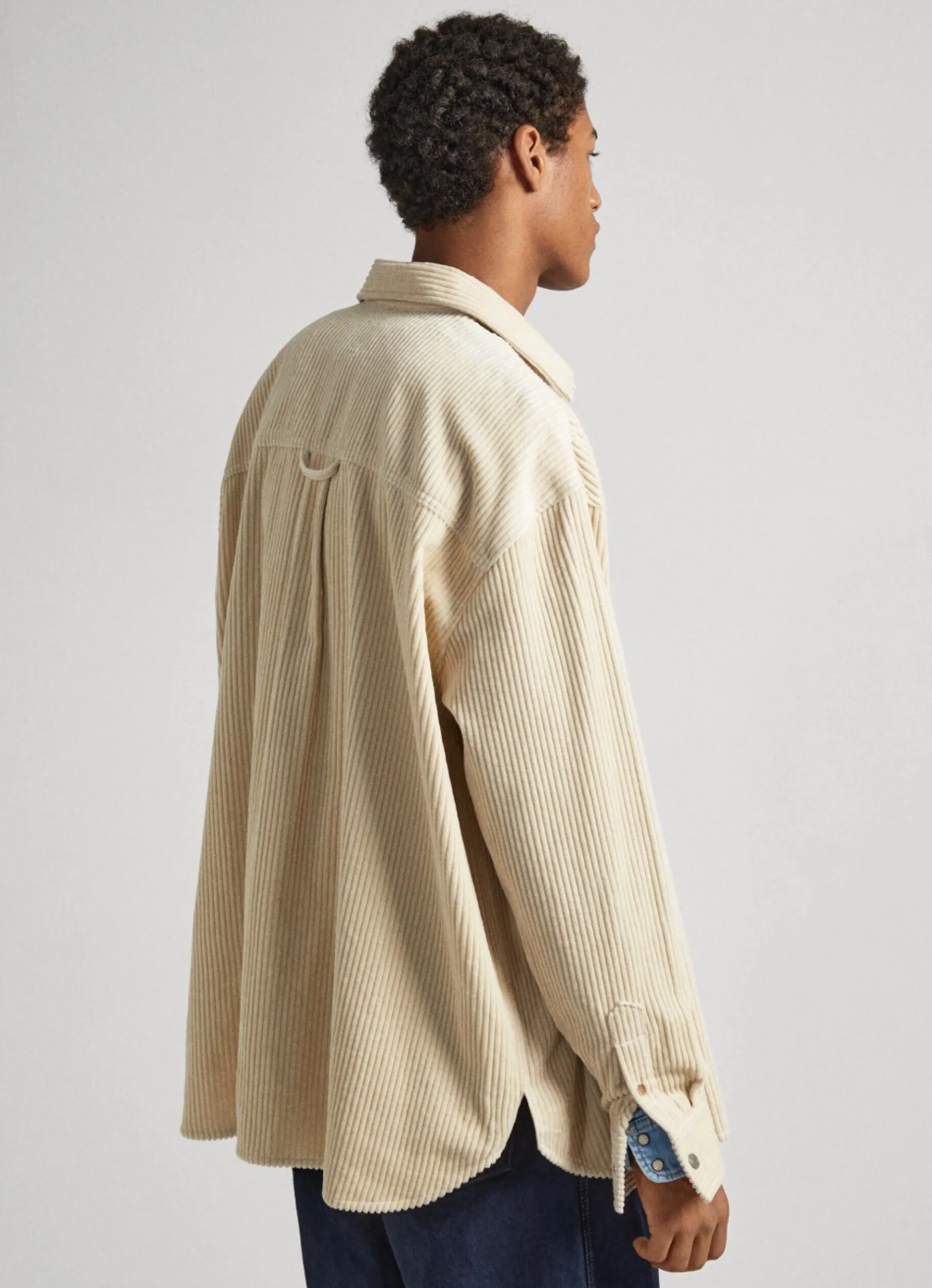 Men Pepe Jeans Oversized Corduroy Shirt
