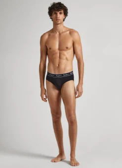 Men Pepe Jeans 3Pack Elastic Cotton Briefs