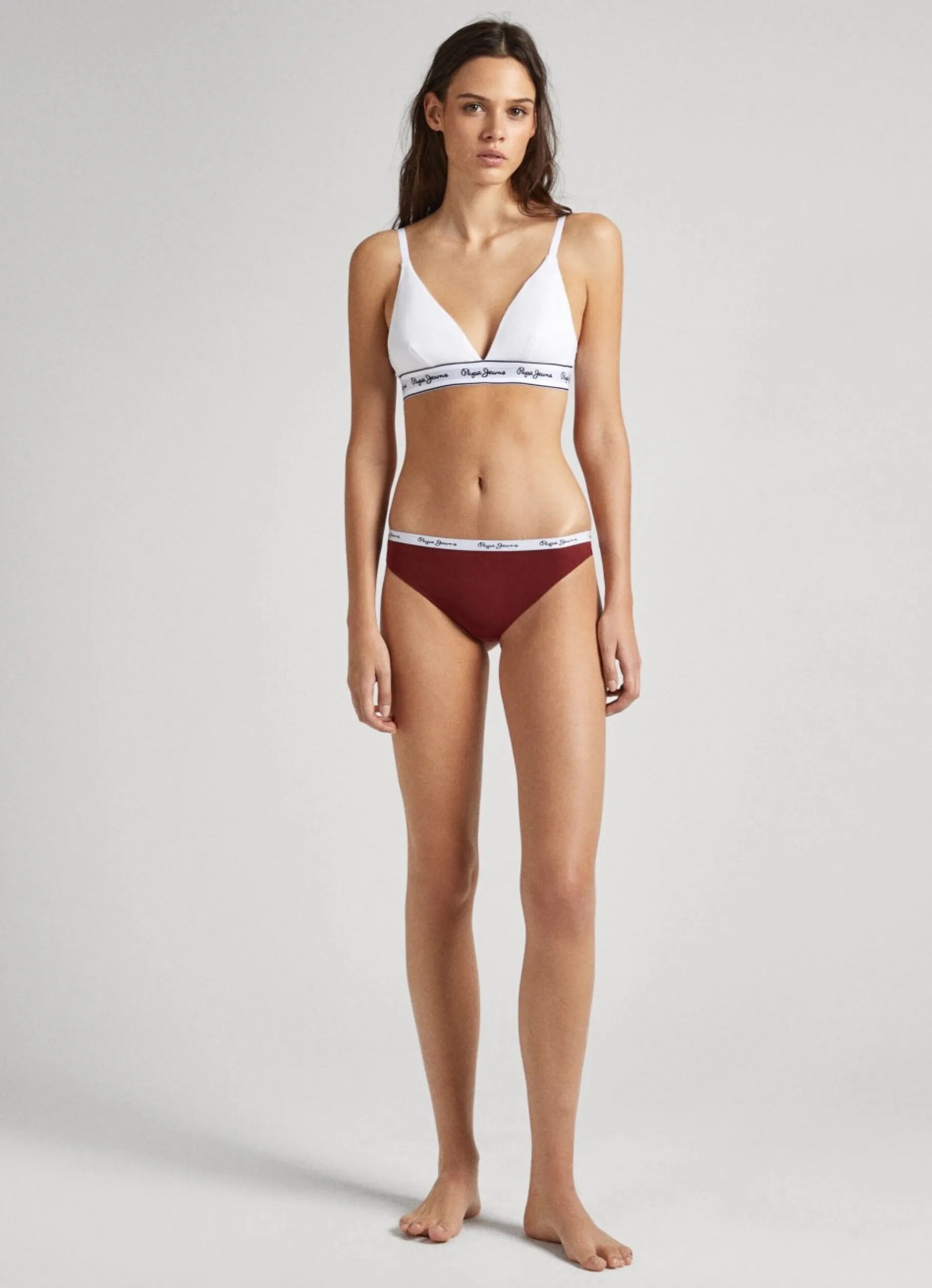 Women Pepe Jeans 3-Pack Elastic Thongs