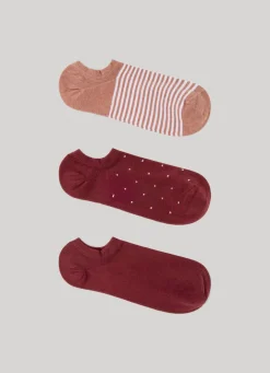 Women Pepe Jeans 3-Pack Mixed Ankle Socks