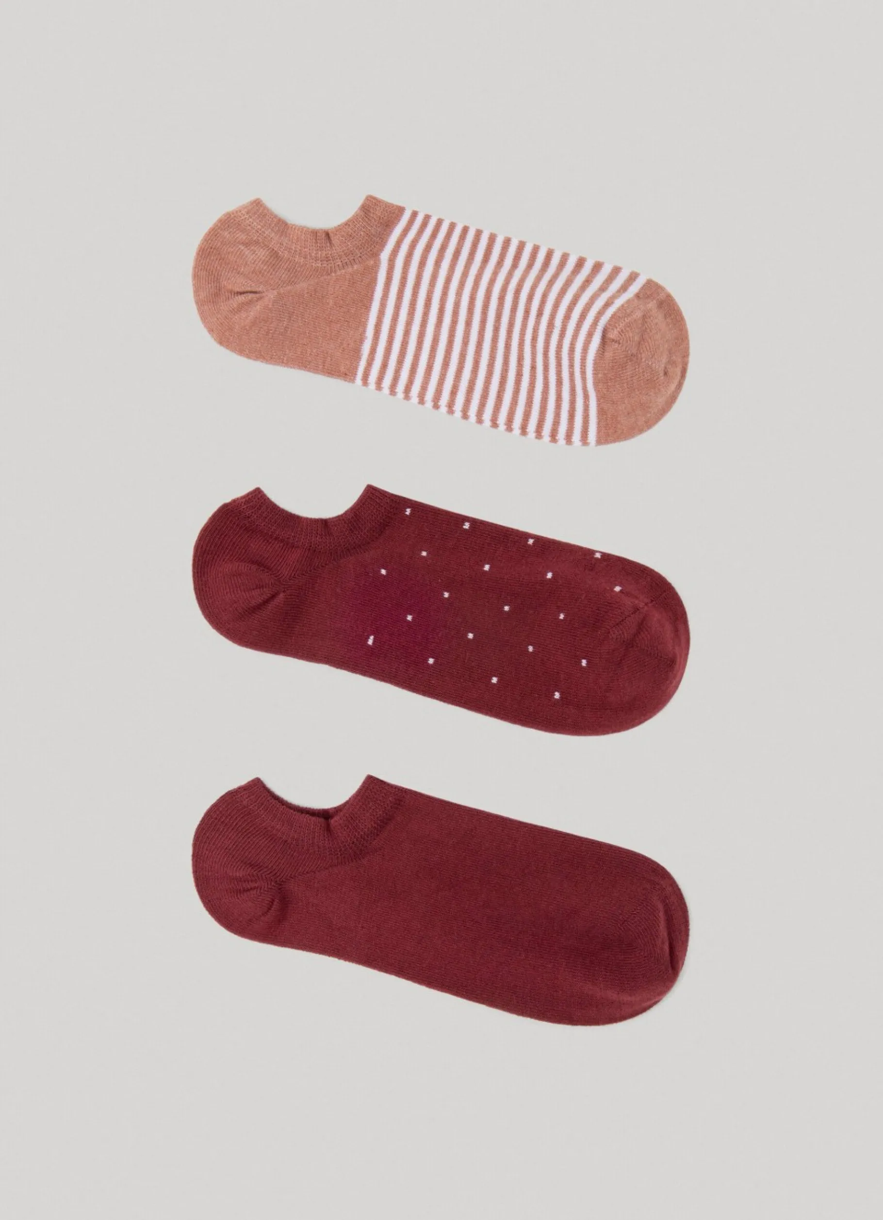 Women Pepe Jeans 3-Pack Mixed Ankle Socks