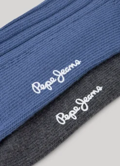 Men Pepe Jeans 2-Pack Of Ribbed Socks