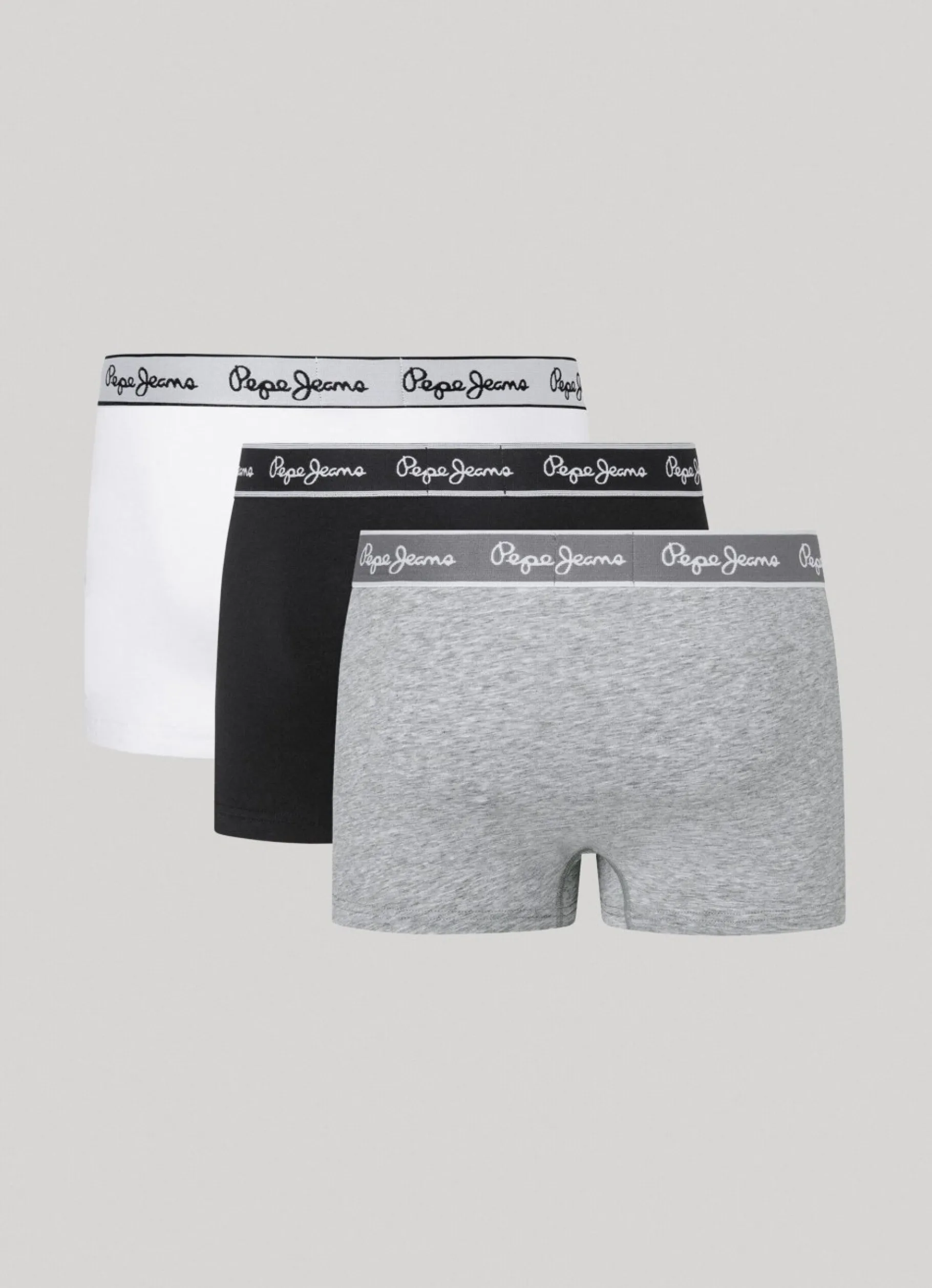 Men Pepe Jeans 3Pack Stretchy Cotton Boxers