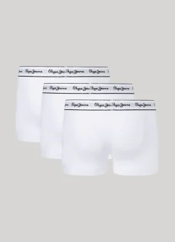 Men Pepe Jeans 3Pack Stretchy Cotton Boxers
