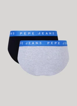 Men Pepe Jeans 2Pack Stretchy Cotton Briefs