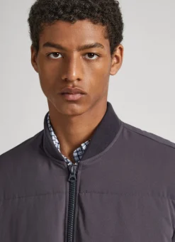 Men Pepe Jeans Padded Bomber Jacket
