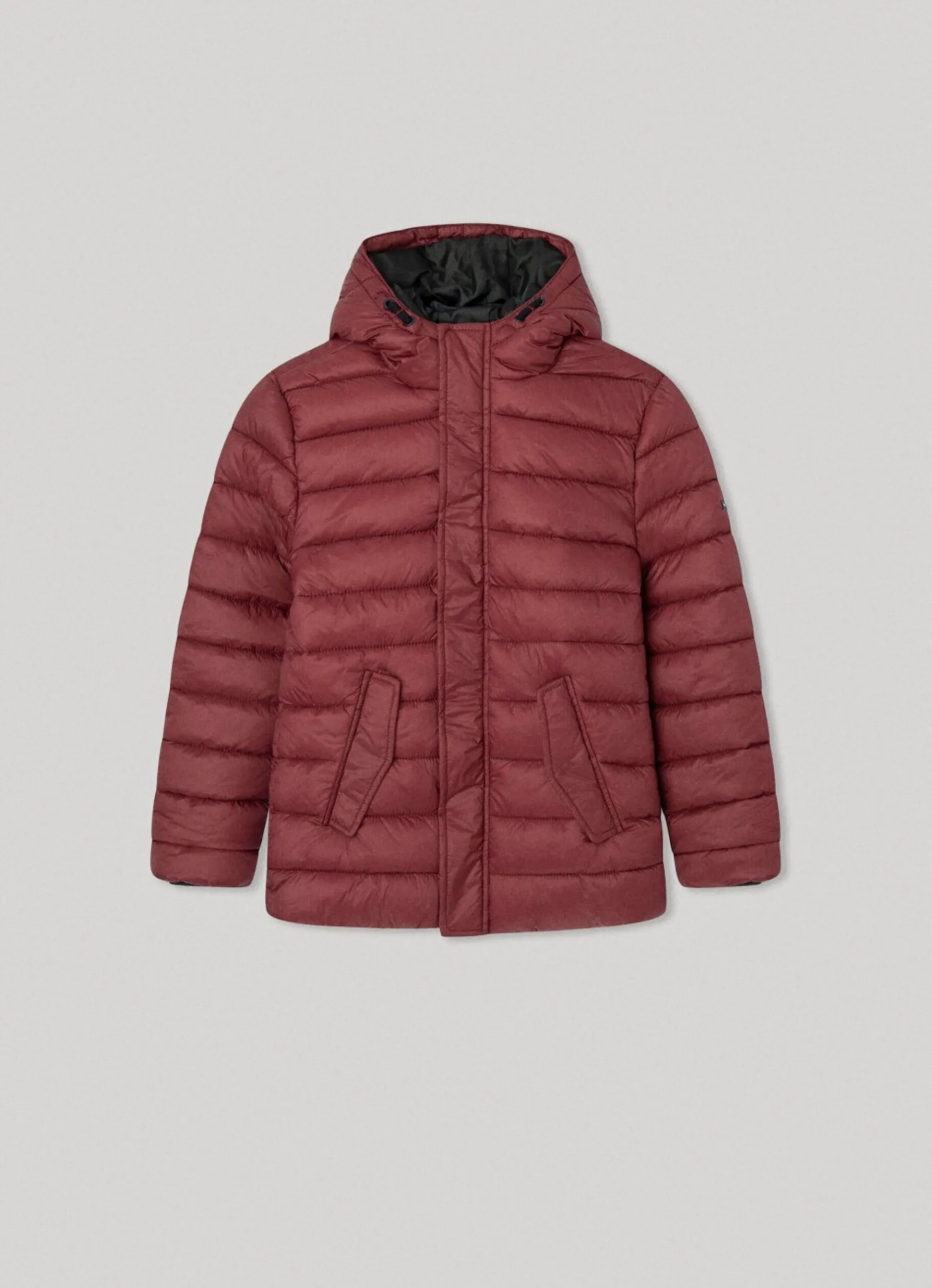Boy Pepe Jeans Padded Down Jacket With Hood