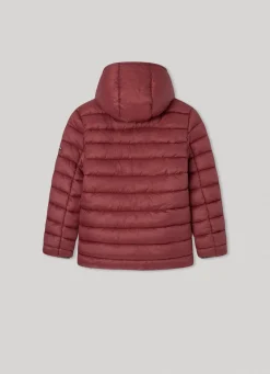 Boy Pepe Jeans Padded Down Jacket With Hood