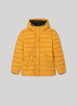 Boy Pepe Jeans Padded Down Jacket With Hood