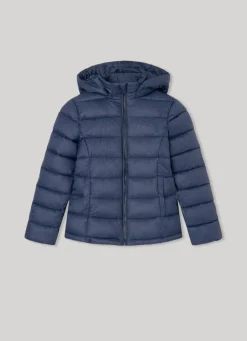 Girl Pepe Jeans Padded Hooded Puffer Jacket