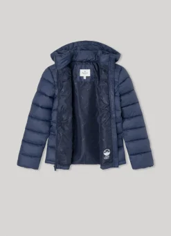 Girl Pepe Jeans Padded Hooded Puffer Jacket