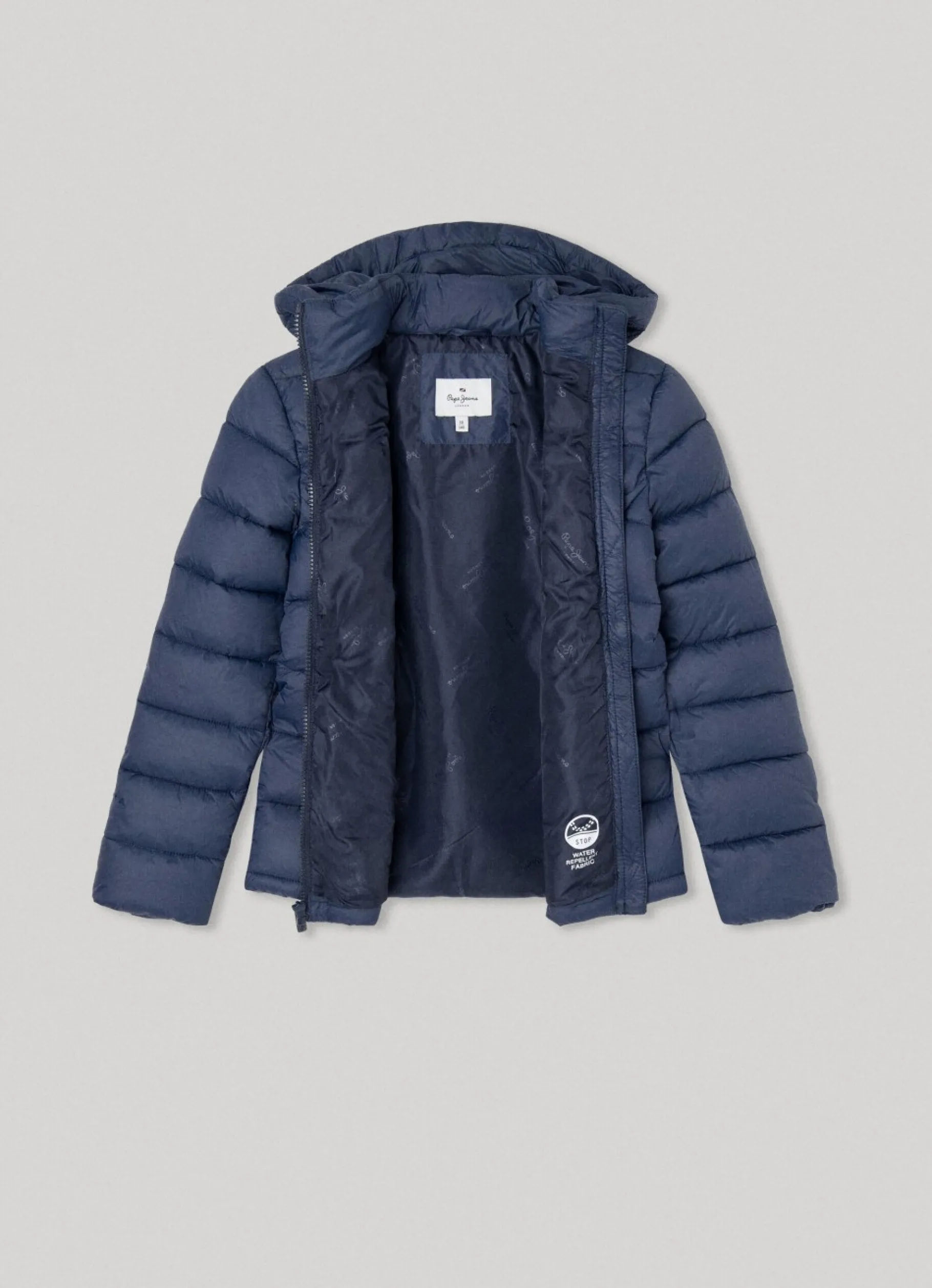 Girl Pepe Jeans Padded Hooded Puffer Jacket