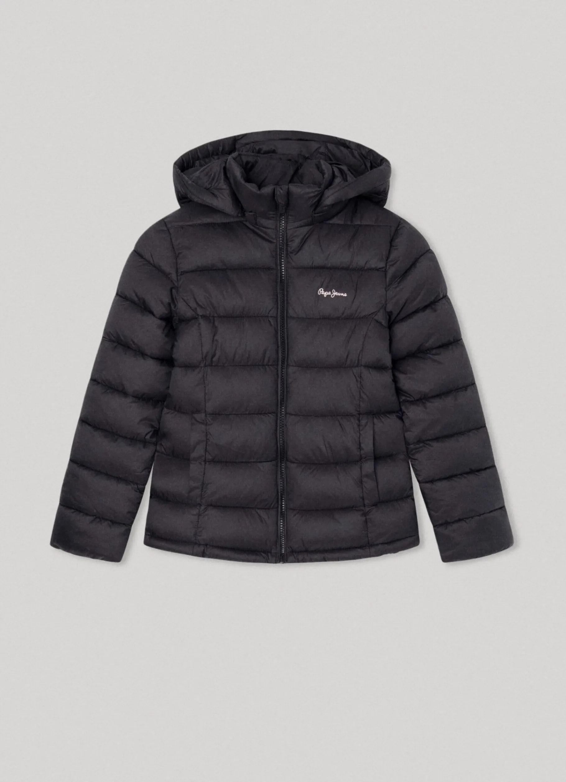 Girl Pepe Jeans Padded Hooded Puffer Jacket