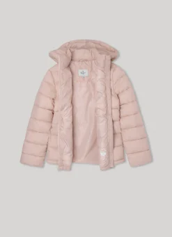 Girl Pepe Jeans Padded Hooded Puffer Jacket