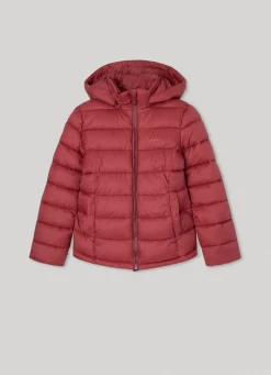 Girl Pepe Jeans Padded Hooded Puffer Jacket