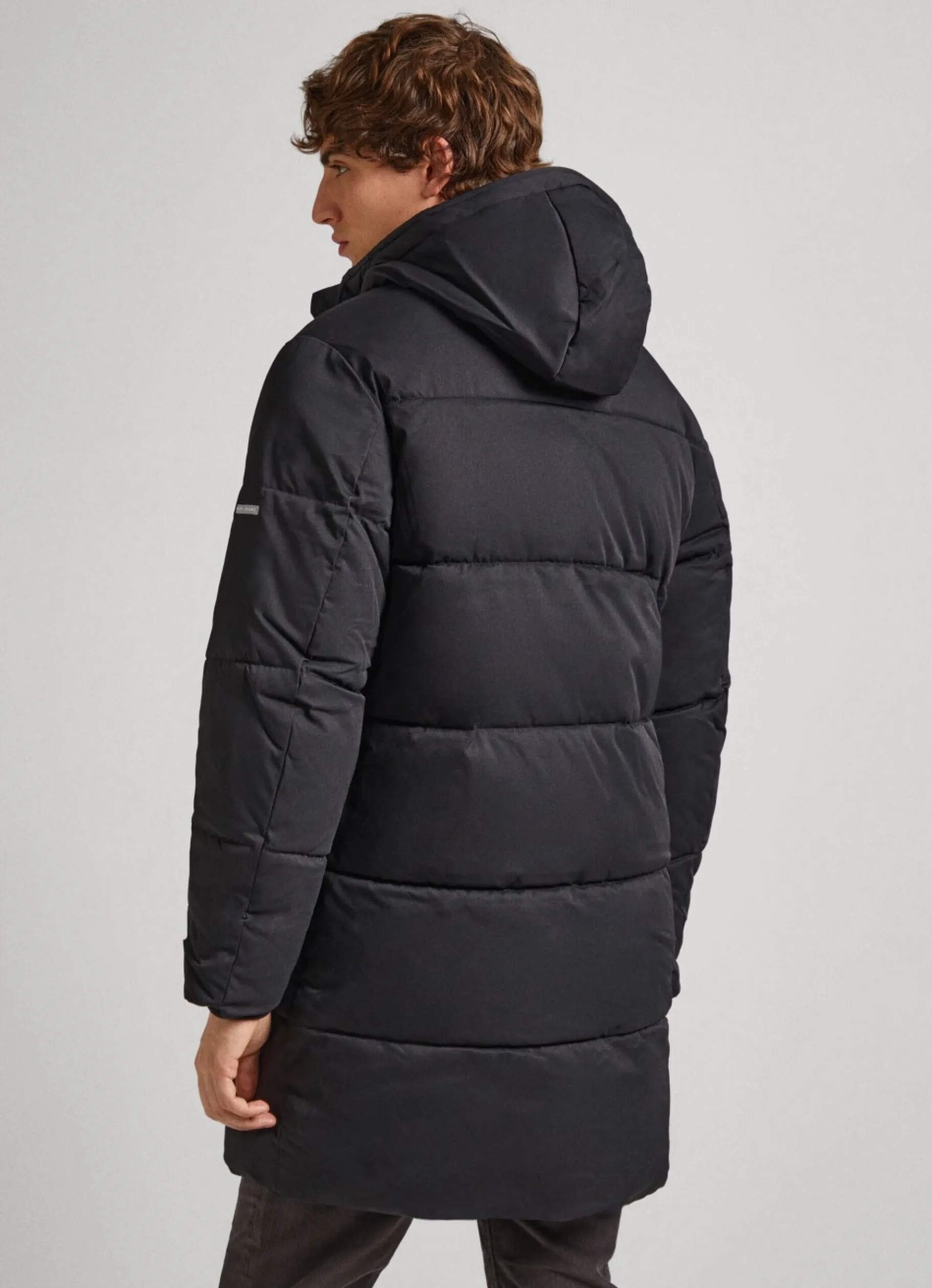 Men Pepe Jeans Padded Parka With Hood