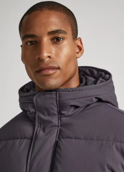 Men Pepe Jeans Padded Parka With Hood
