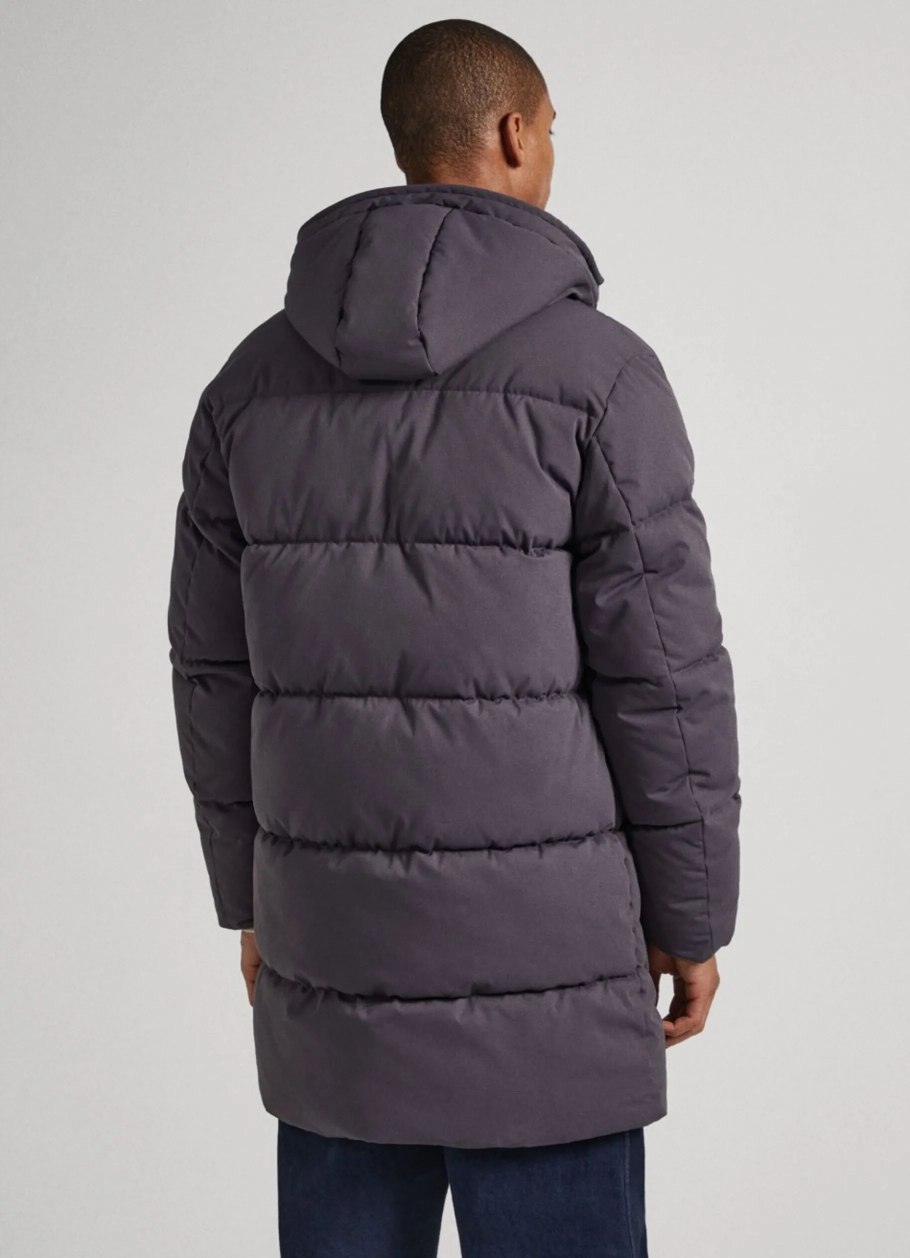 Men Pepe Jeans Padded Parka With Hood