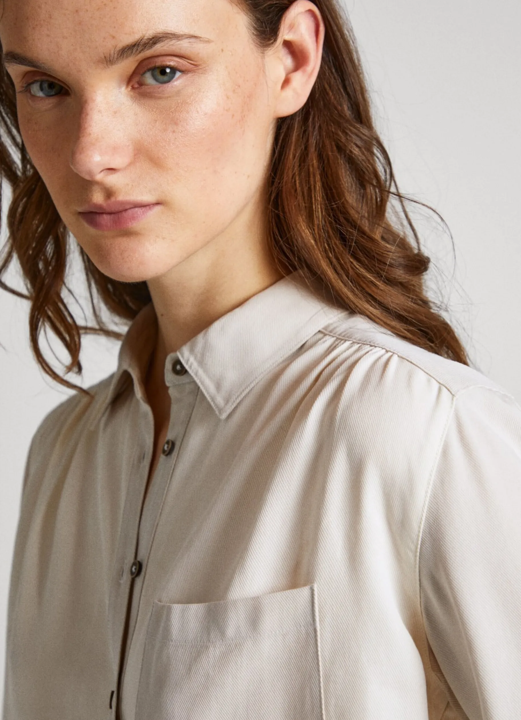 Women Pepe Jeans Patch Effect Shirt