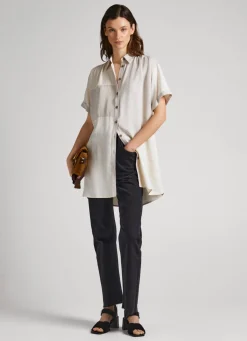 Women Pepe Jeans Patch-Effect Dress