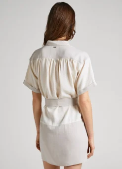 Women Pepe Jeans Patch-Effect Dress