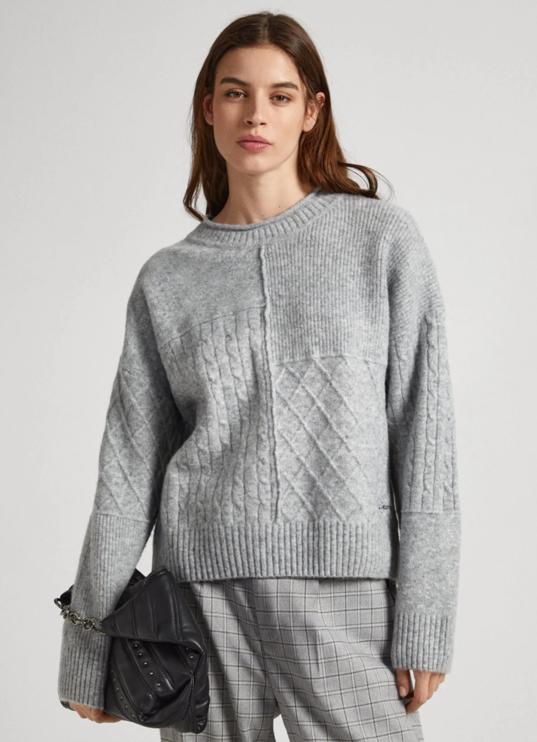 Women Pepe Jeans Patchwork Knit
