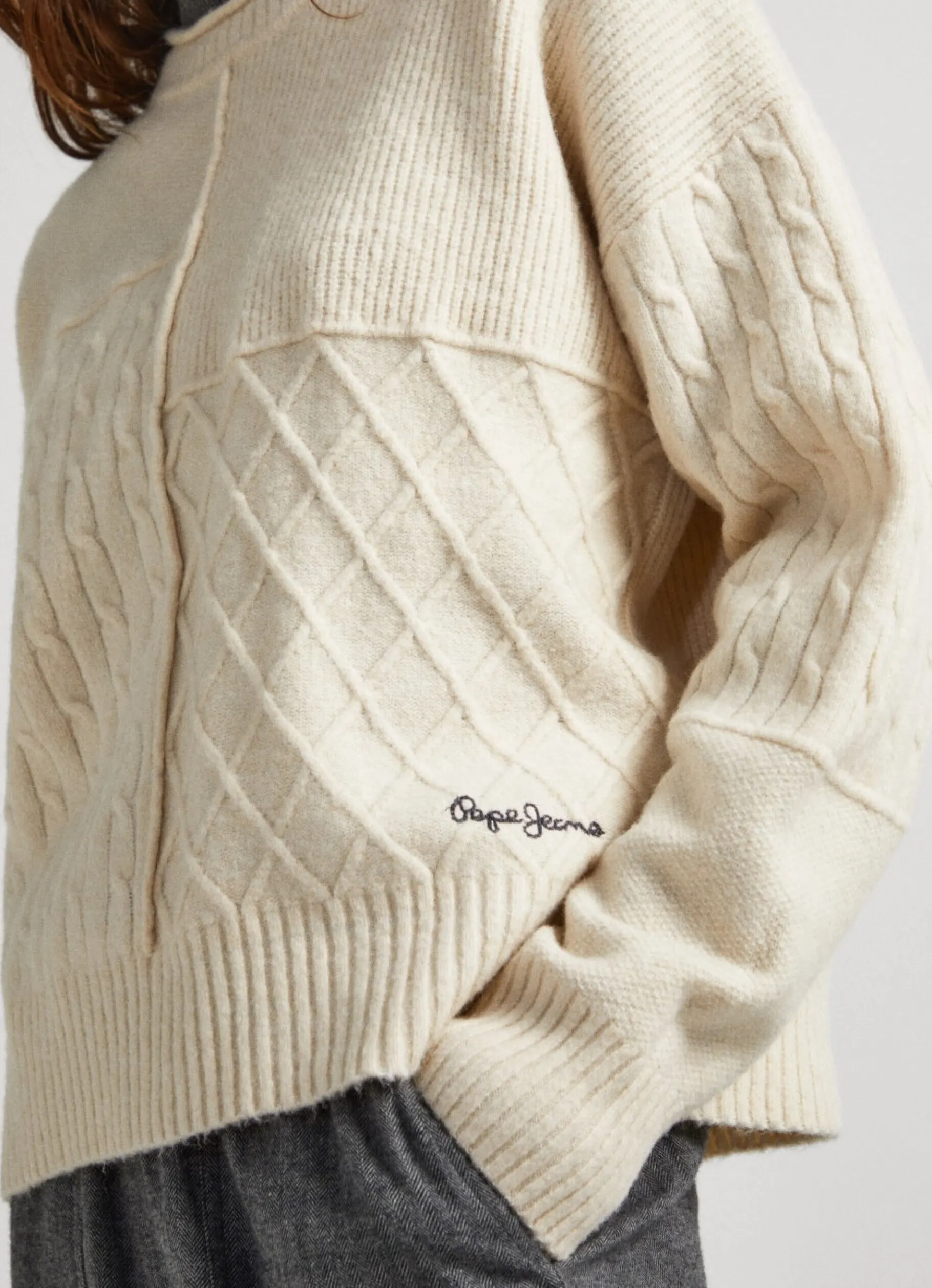 Women Pepe Jeans Patchwork Knit