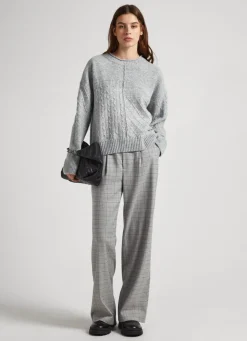 Women Pepe Jeans Patchwork Knit