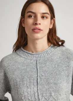 Women Pepe Jeans Patchwork Knit