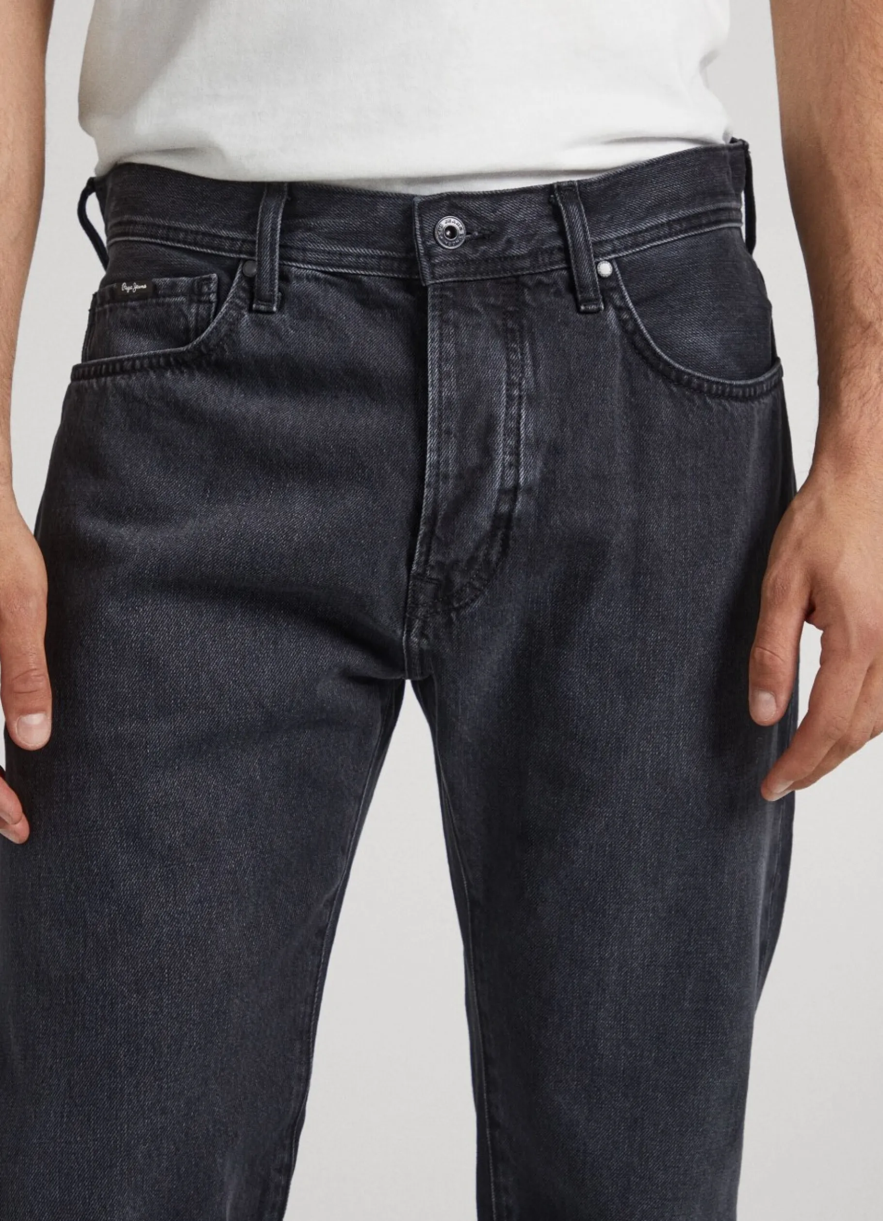 Men Pepe Jeans Penn Relaxed Fit Drop-Rise Jeans