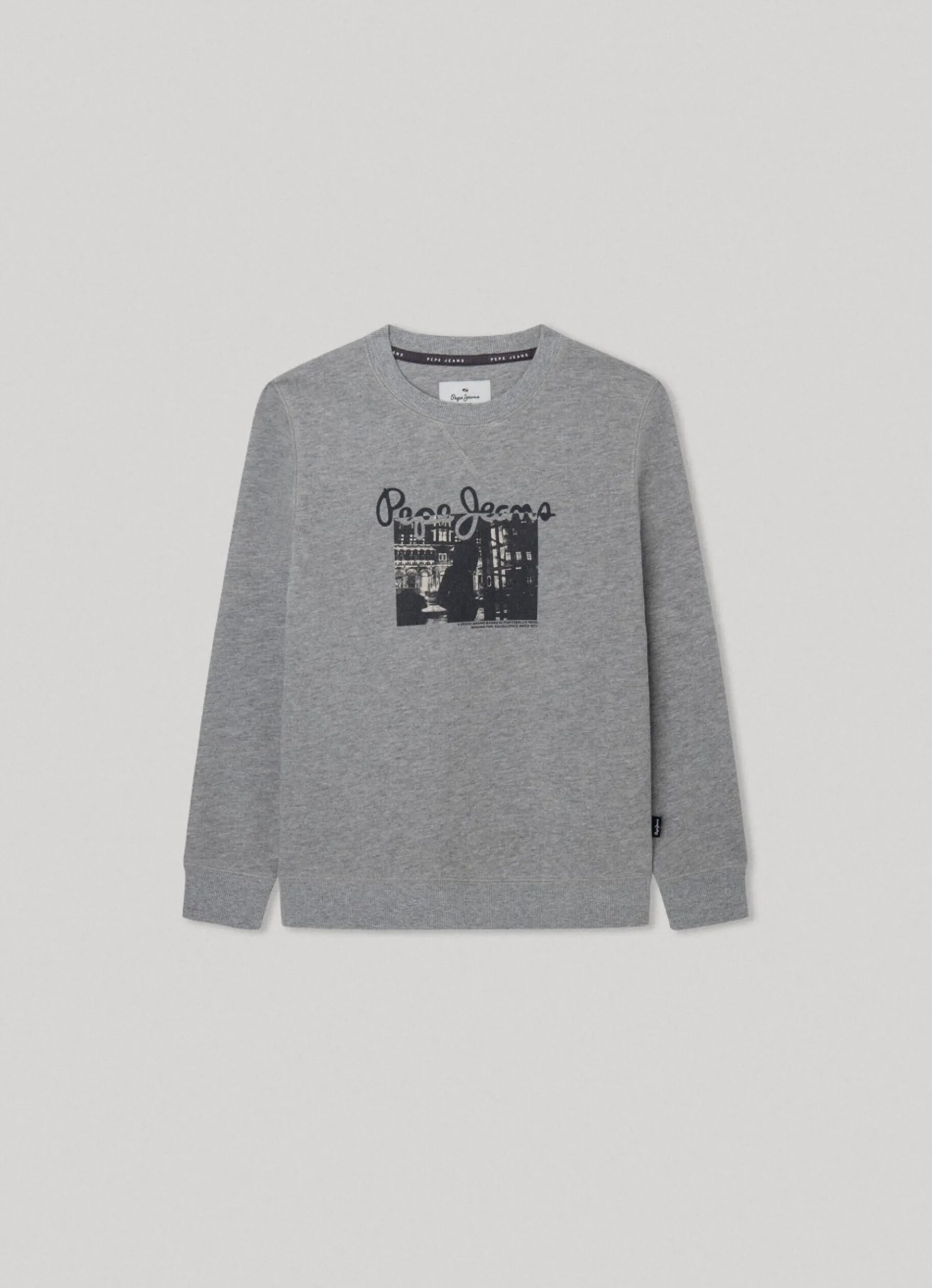 Boy Pepe Jeans Photo Print Sweatshirt