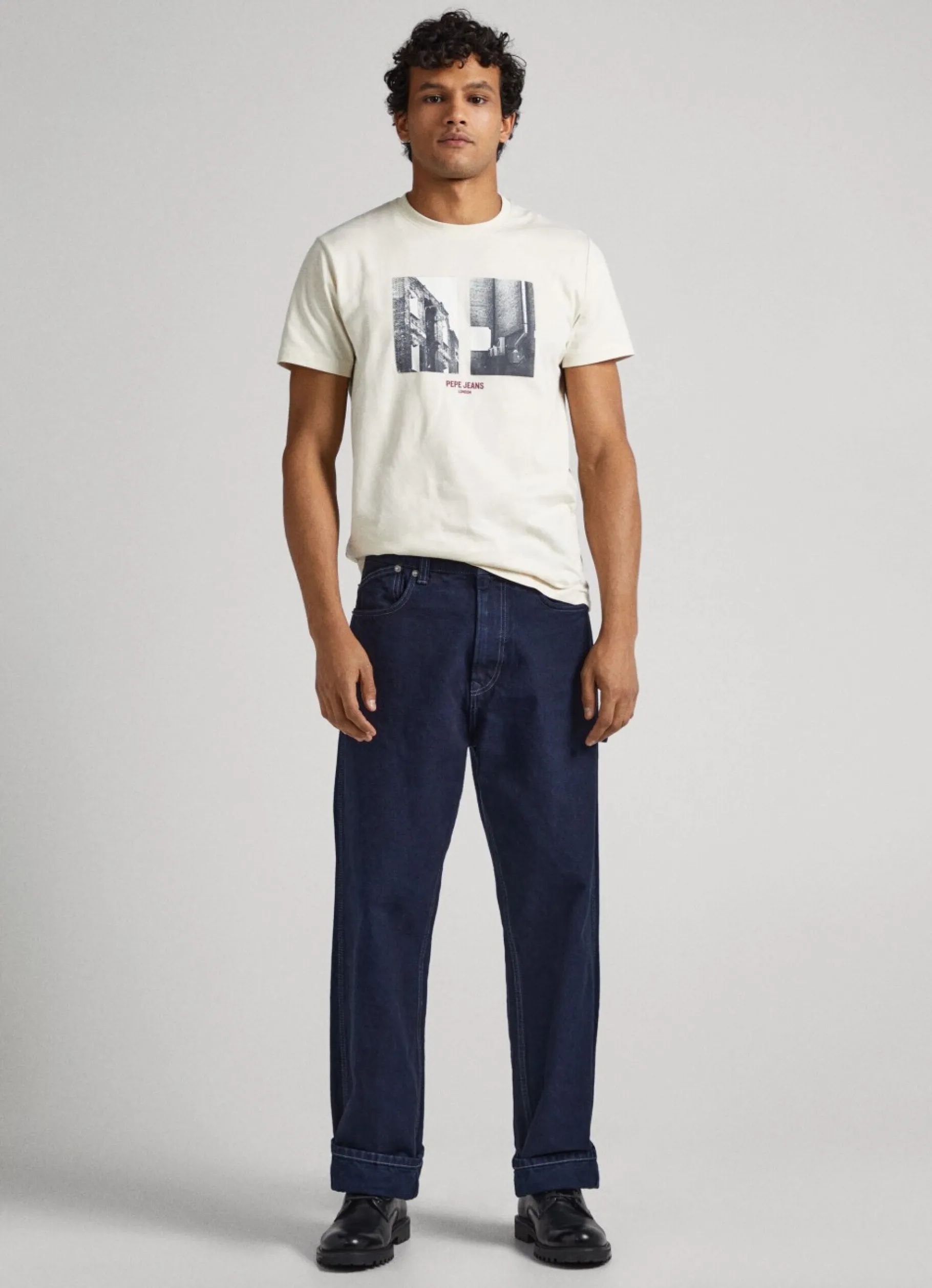 Men Pepe Jeans Photo Print T-Shirt