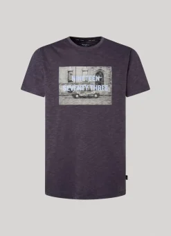 Men Pepe Jeans Photo Print T-Shirt