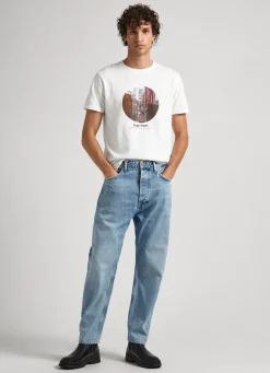 Men Pepe Jeans Photo Print T-Shirt