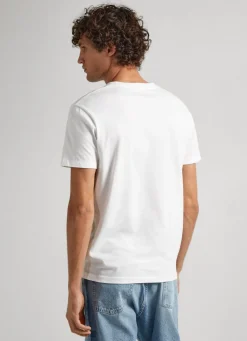 Men Pepe Jeans Photo Print T-Shirt