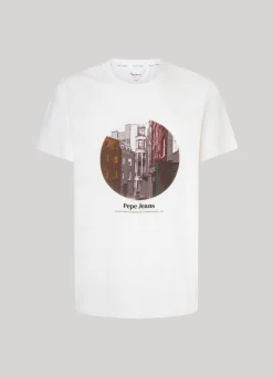 Men Pepe Jeans Photo Print T-Shirt