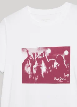 Women Pepe Jeans Photo Print T-Shirt