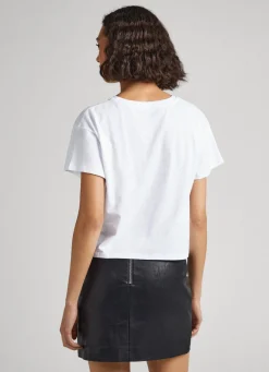 Women Pepe Jeans Photo Print T-Shirt