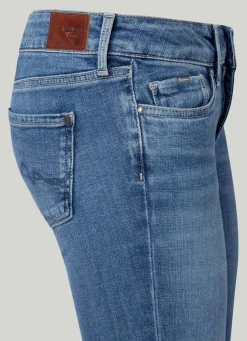 Women Pepe Jeans Piccadilly Slim Fit Mid-Rise Jeans
