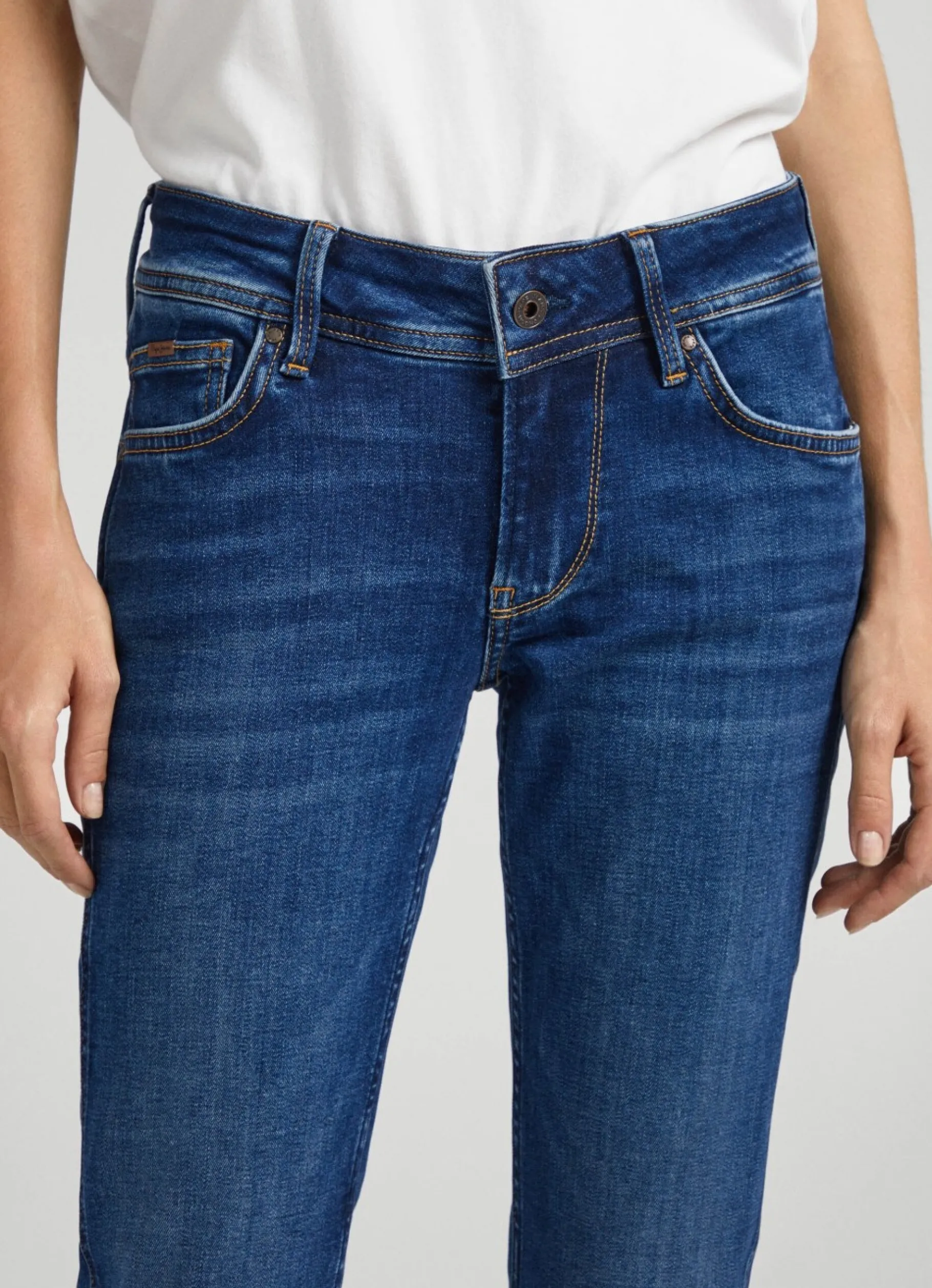 Women Pepe Jeans Pimlico Regular Fit Mid-Rise Jeans
