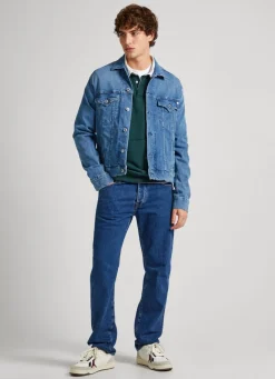 Men Pepe Jeans Pinner Regular Fit Jacket