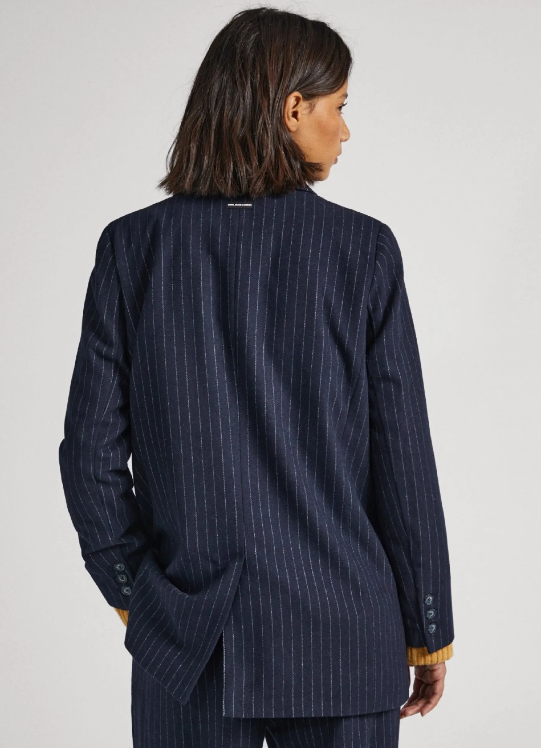 Women Pepe Jeans Pinstripe Blazer