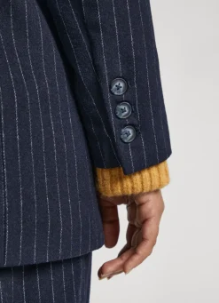 Women Pepe Jeans Pinstripe Blazer