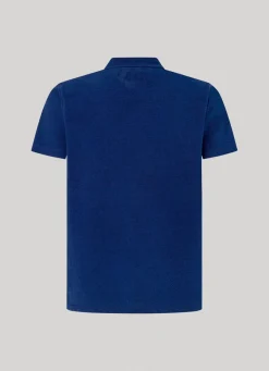 Men Pepe Jeans Pique Polo Shirt W/ Printed Logo