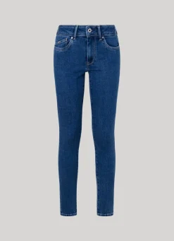 Women Pepe Jeans Pixie Skinny Fit Mid-Rise Jeans
