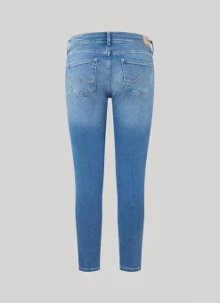 Women Pepe Jeans Pixie Skinny Fit Mid-Rise Jeans
